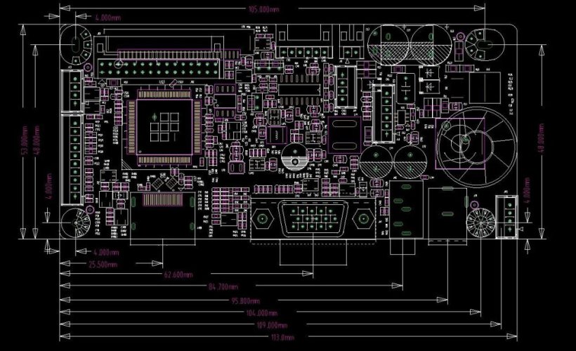 XY-W58CDT9-AV7 Řídící Deska pro TFT LCD Displeje s BL Napájením