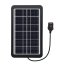 Mobile solar panel with USB charger