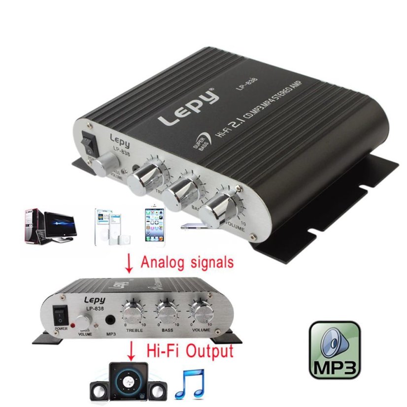 LP-838 Hi-Fi zosilňovač 2.1