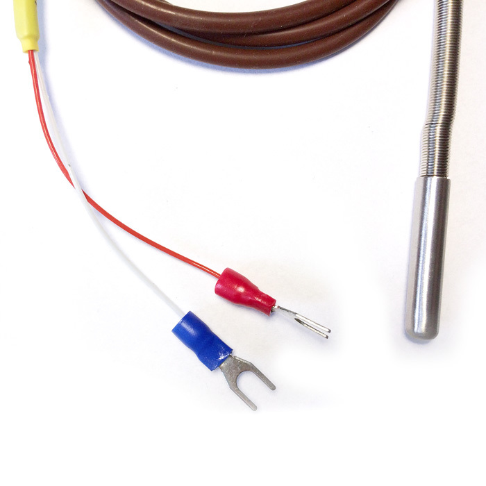 E-Type Thermocouple Temperature Sensor with Silicone Cable