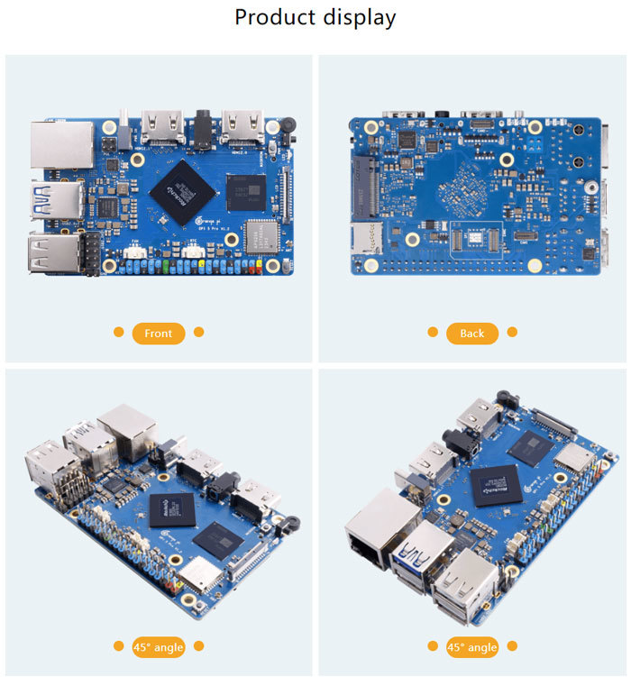 Orange Pi 5 Pro - Výkonný 64bitový Jednodeskový Počítač