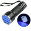 SV021 21 UV LED flashlight 2W - Effective UV torch with 21 LEDs