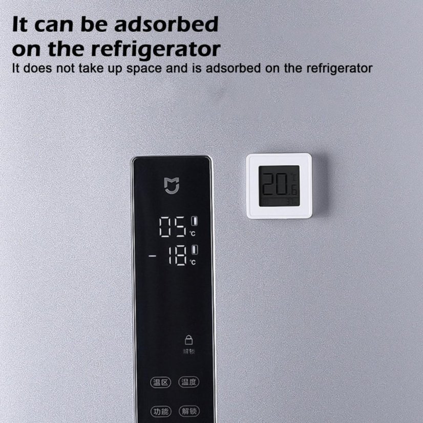 H3501 Domácí Mini Teploměr a Vlhkoměr 2v1 s Velkým Displejem