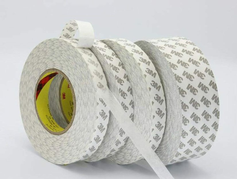 3M 9080A - Transparentní oboustranně lepící páska, 50m - Délka: 50m, Šířka: 5mm