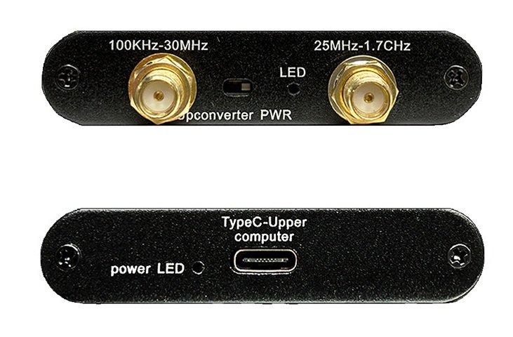 SDR6 RTL-SDR přijímač2832U+R820T 100kHz–1.7GHz