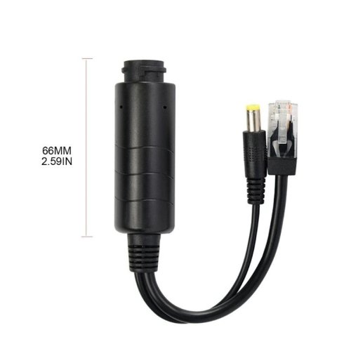 Aktivní PoE injektor 48V na 12V 100Mb