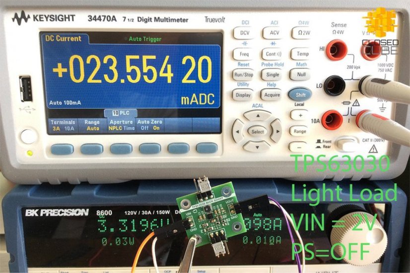 TPS63030 Buck-Boost Converter s vysokou účinností