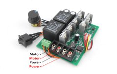 PWM DC 10V-50V 40A - Regulátor otáček pro stejnosměrné motory