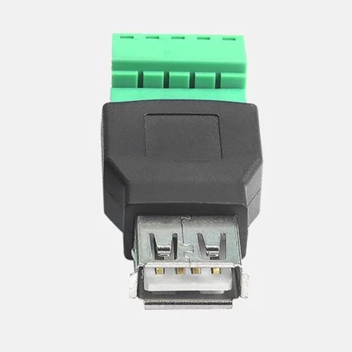 USB A na svorkovnici 5pin, šroubová svorka, adapter