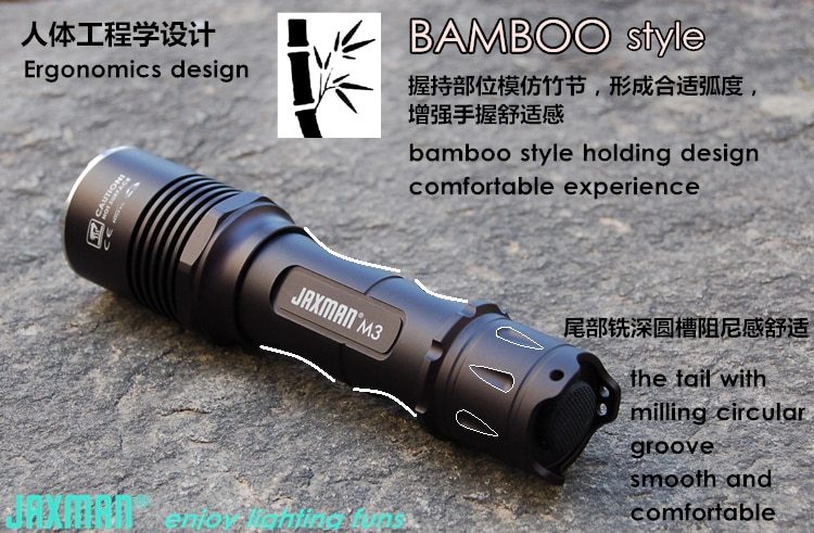 Jaxman M3 Flashlight – Powerful LED Pocket Spotlight