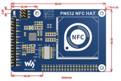 PN532 NFC HAT pro Raspberry Pi – I2C | SPI | UART 13,56 MHz