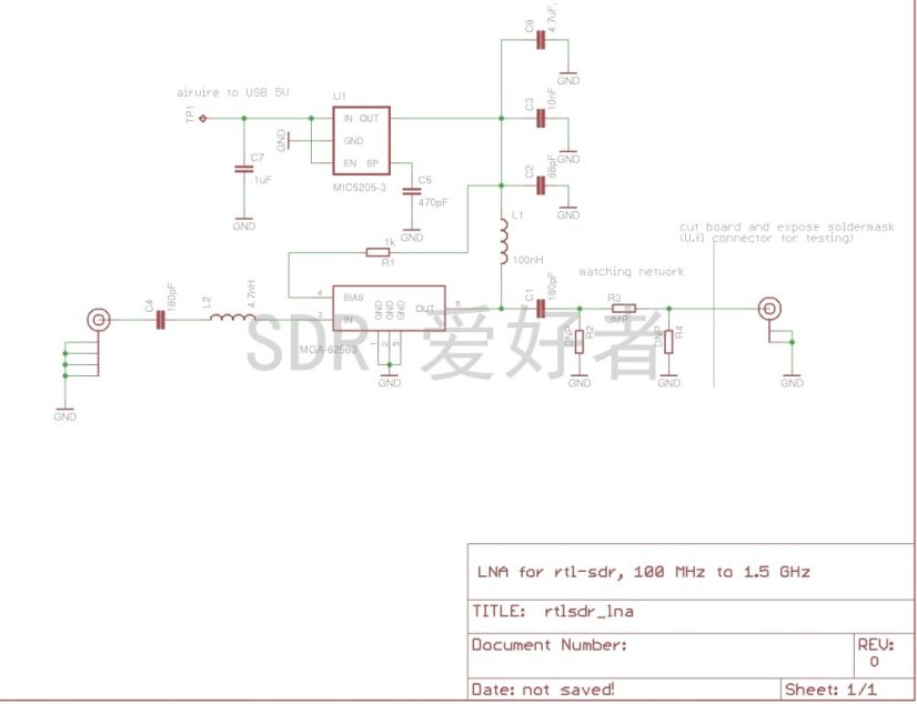 RTL-SDR LNA signal amplifier
