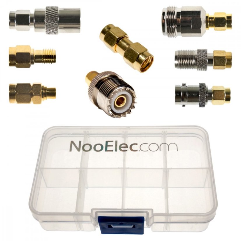 SMA adaptér Nooelec – sada 8 RF adaptérů