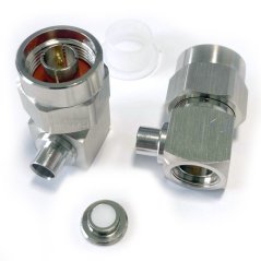 N-JWB5 N-type RF konektor, spájkovanie, RG401, pravý uhol