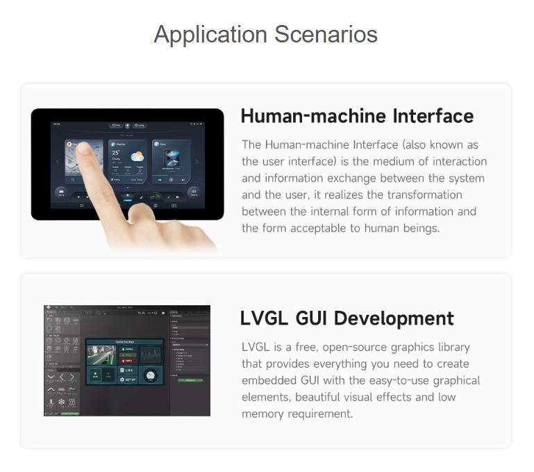 ESP32-S3 7" vývojová deska s displejem | WiFi, Bluetooth, dotyk