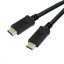 USB-C/USB-C kabel UC-198-B, černý, 3A, 1-3m