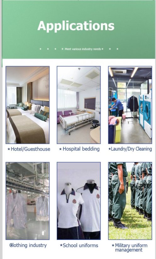 UHF RFID Laundry Tag for Efficient Laundry Management