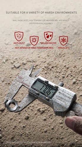 Digitální posuvné měřítko DWKC - přesný měřicí nástroj - Přesný měřicí nástroj - Model: DWKC-2015 zinek