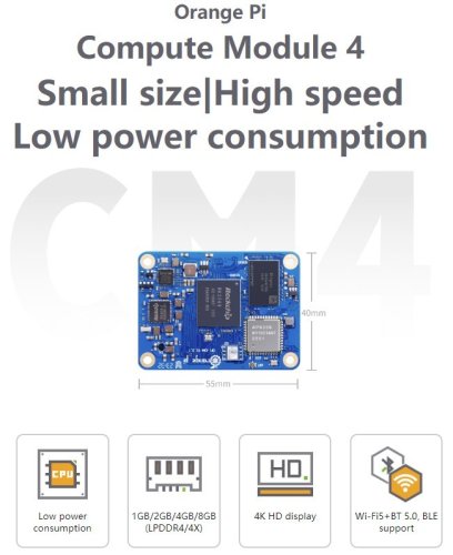 OrangePi CM4 Výpočetní Modul