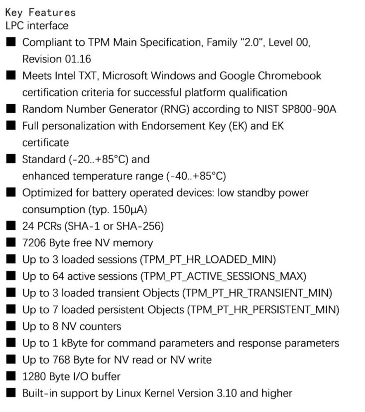 ASRock TPM 2.0 Modul - Model: TPM-SPI IOT industrial (14-1 pin)