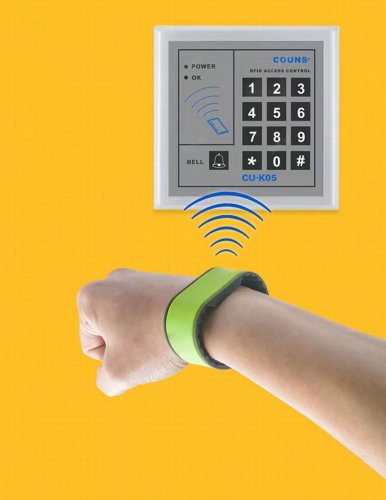 WD06 125kHz RFID Silikonový Náramek pro Členství