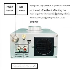 DIY stolní rádio TEF6686 – DSP AM/FM RDS s dálkovým ovladačem