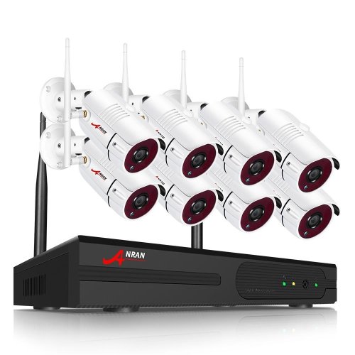Bezdrátový set NVR K9608W-8CH 8kanálová IP 3MP kamera s WiFi
