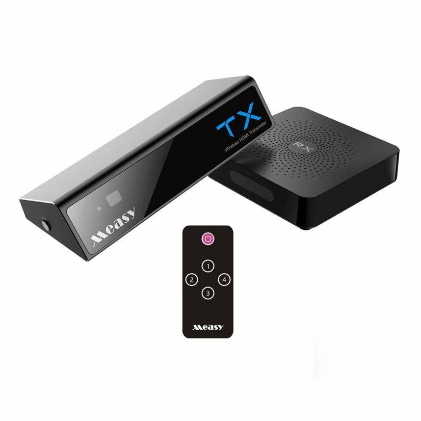 MEASY W2H MAX 30m - Bezdrátový HDMI extender s 4 vstupy