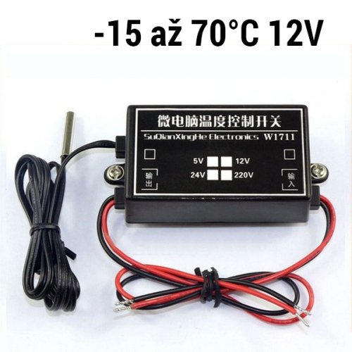 Elektronický regulátor teploty W1711 -15 až 70°C