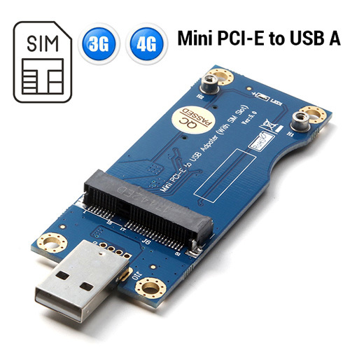 USB 2.0 to miniPCIe Data Transfer Adapter