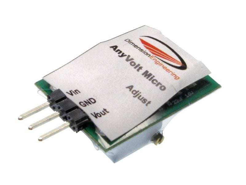 AnyVolt Micro Universal DC-DC Converter 2.6-14V, 0.5A AnyVolt Micro Universal DC-DC Converter 2.6-14V, 0.5A