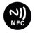 NFC nálepka tag 25mm s NTAG