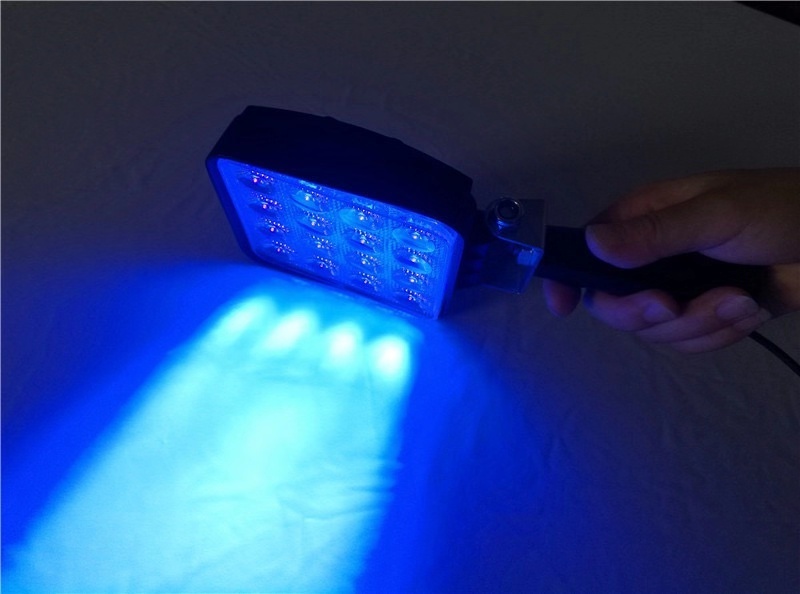 395nm UV LED Hand Lamp UV-16WHH - Performance: 32W