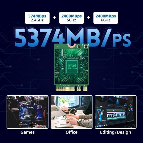 Intel AX210 WiFi 6E Mini M.2 Karta