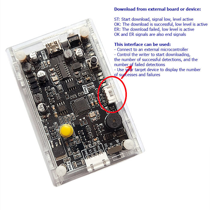 SOU-ISP STC Programátor a Offline Downloader