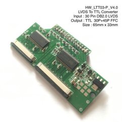 TT03_P_V5 LVDS na TTL univerzální adaptér pro LCD