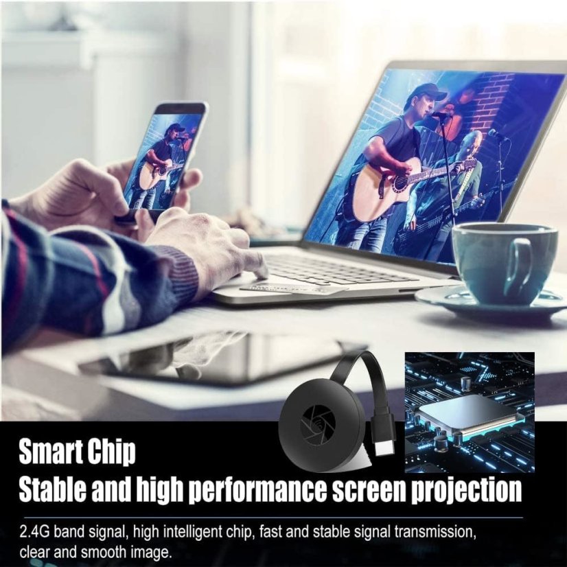 MiraScreen G2-4 WiFi Mirroring 1080p - Miracast, Airplay, DLNA