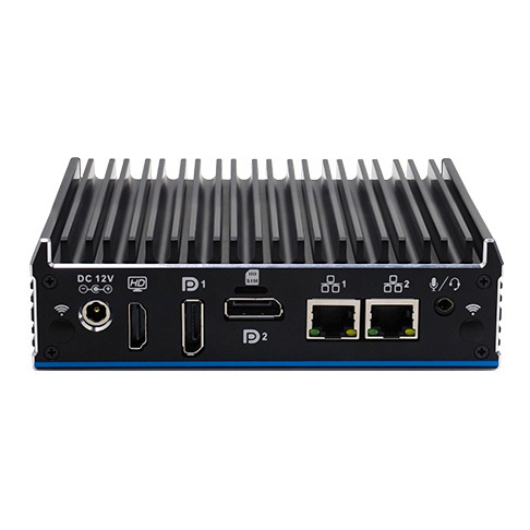 N1021 J4125 - Průmyslové Mini PC, Barebone, Fanless