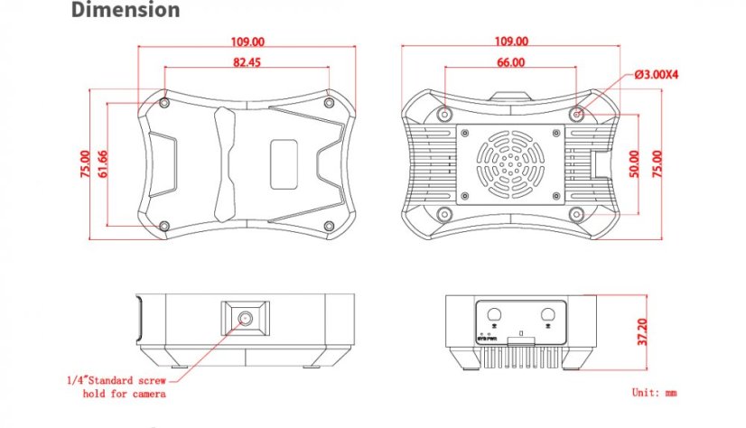 Metal Case for NanoPi M4 with Fan