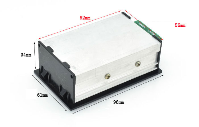 QA-26B 6-60V DC PWM LCD Regulátor Otáček pro Stejnosměrné Motory