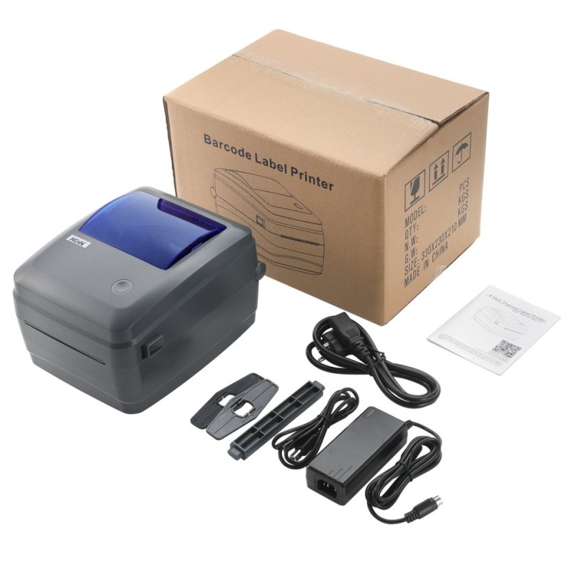 Compact USB+BT Label Printer HQ480B 110mm