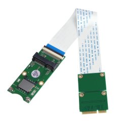 Mini PCI-E X mSATA Flexible Connection Cable with SIM 8 Pin Slot