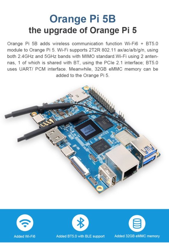 Orange Pi 5B – Open-Source Počítač