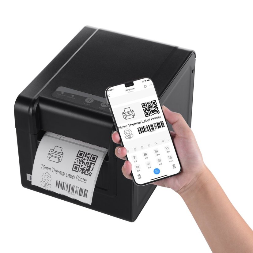 HQ80 78mm USB+BT Thermal Label Printer
