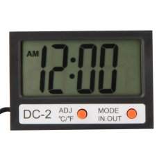 DC-2 Digitálny LCD Teplomer s Interným a Externým Senzorom