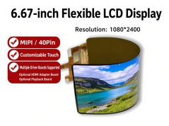 6,67" AMOLED flexibilní displej s HDMI deskou
