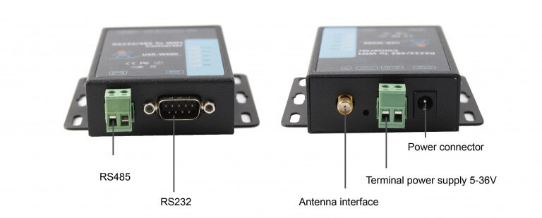 USR-W600 RS232/RS485 na WiFi převodník