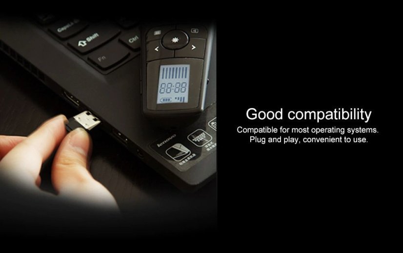 Deli 2804 Profesionální Laserové Ukazovátko a Dálkový Ovladač