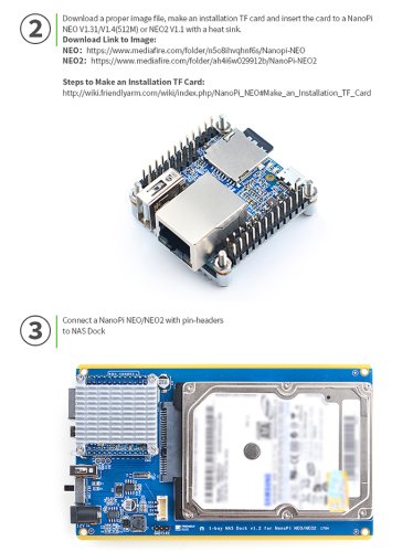 1-bay NAS Kit v1.2 pro NanoPi NEO&NEO2