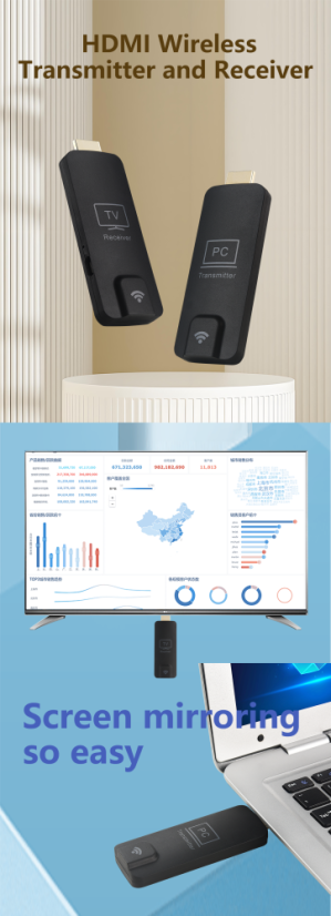 AM18052 Bezdrátový HDMI Extender - Dosah: 50m